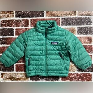 Patagonia Green Baby Down Puffer Jacket coat 2t toddler